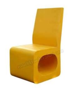 Waahkart Home Decor Furniture Yellow Chair (Set of 3)
