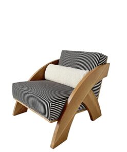 TJ Arc Lounge Chair | Wooden Chair Design | Sagwan Wood | Furniture