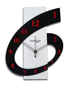 Random Clocks Rectangle Polymer Wall Clock (30 cm x 25 cm x 5 cm) (RC-0114)