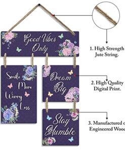 Sehaz Artworks Home Decor Items for Living Room | Wooden Wall Hangings for Home Decoration | Decorative Items for Home | Home Decoration Items stylish | Room Decor Wall Decor Items for Bedroom - 4-0039