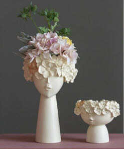Surreal Faces Table Planters