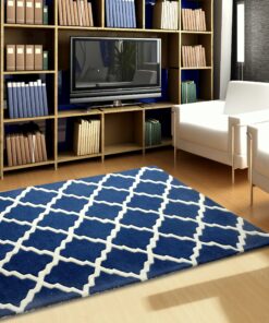 Blue Trelis Rug