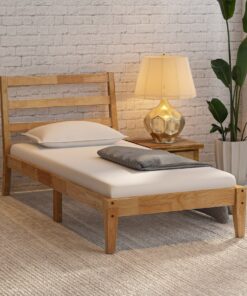 Aurora Single Bed In Natural Finish