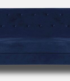 Bali 3 Seater Sofa In Velvet Blue Colour