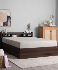 Bed ES King Size bed In Chestnut Dark Colour