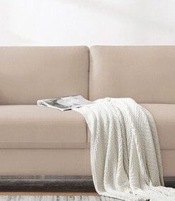 Daroo 3 Seater Sofa In Camel Beige Colour