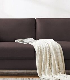 Daroo 3 Seater Sofa In Mocha Brown Colour