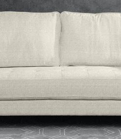 Elina 3 Seater Sofa Self Texture In Beige Colour