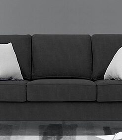 Ladybug 3 Seater Sofa In Charcoal Grey Colour