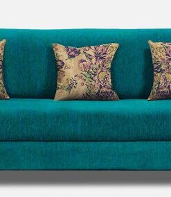 Lipu 3 Seater Sofa In Sea Green Colour