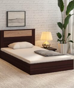 Takai Single Bed In Wenge Finish